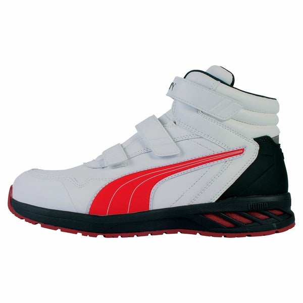 PUMA安全靴 RIDER 2.0 ホワイト＆レッド MID H&L