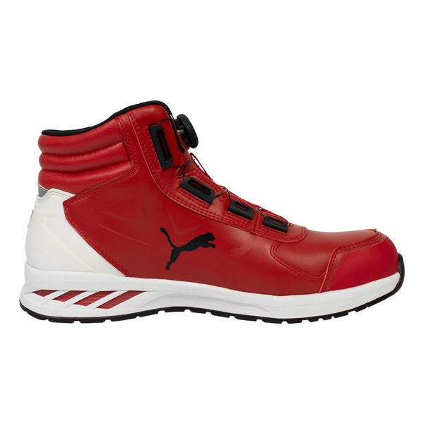PUMA安全靴 RIDER 2.0 レッド＆ブラック DISC MID