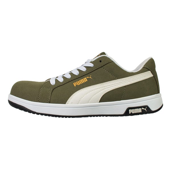PUMA安全靴 ICONIC オリーブ LOW