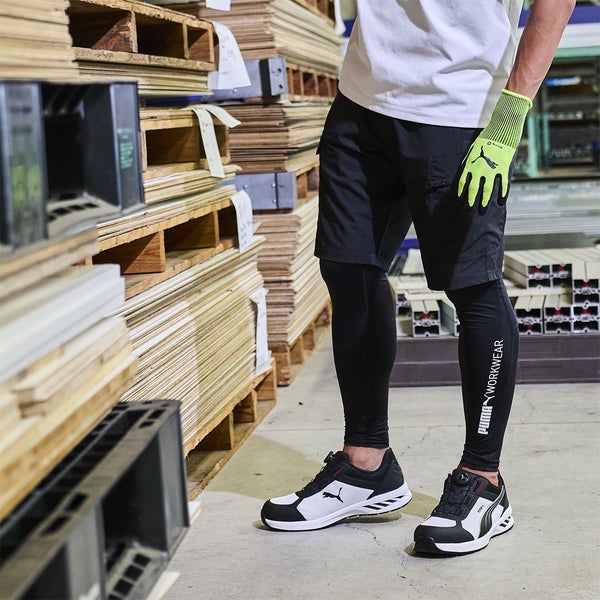 PUMA安全靴 SPRINT 2.1 ブラック＆ホワイト DISC LOW