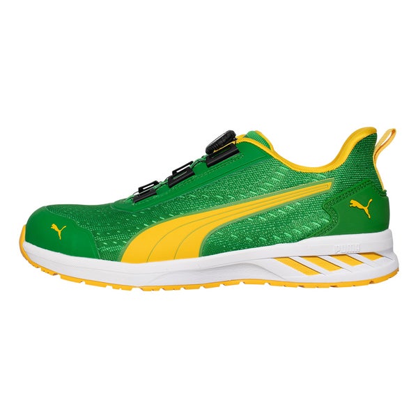 PUMA安全靴 GLIDE グリーン DISC LOW